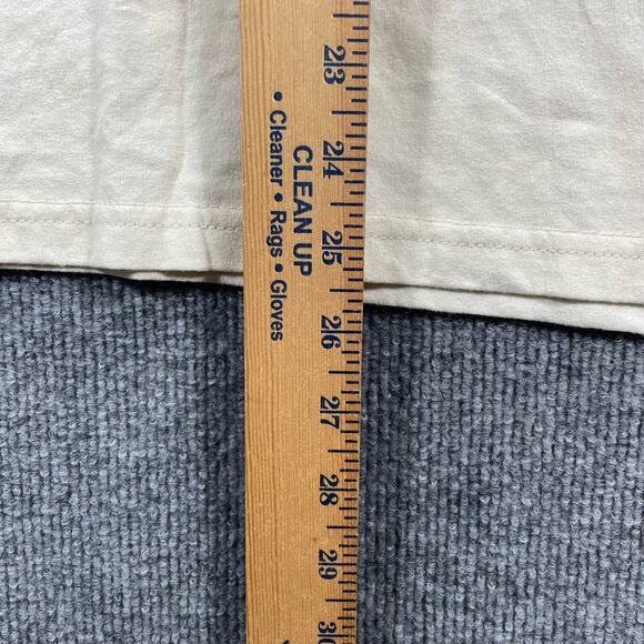 DragonballZ DBZ T-Shirt Men's Medium Cream Long Sleeve Goku Anime - Picture 6 of 8